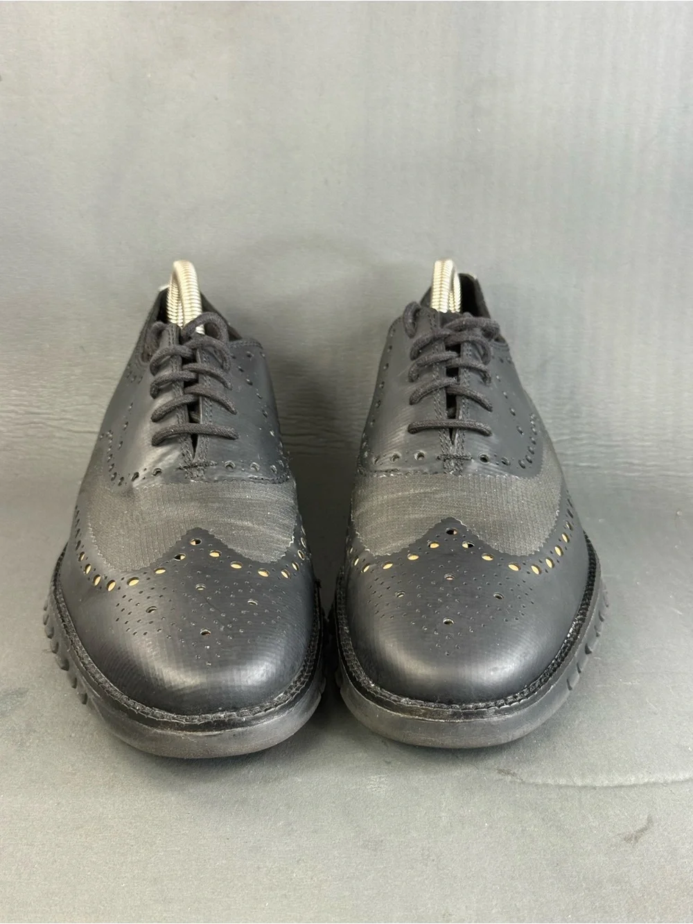 Cole Haan ZEROGRAND No Stitch black Oxford shoes men’s size 10